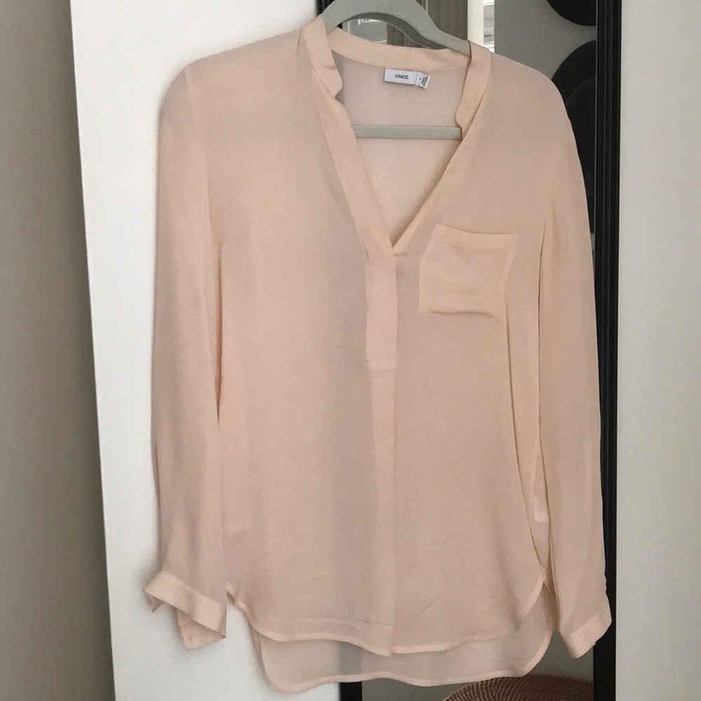 Women’s Vince Semi-Sheer Blouse